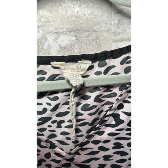 Gypsie Bly  one size kaftan dress with a leopard and floral print. - Picture 7 of 7